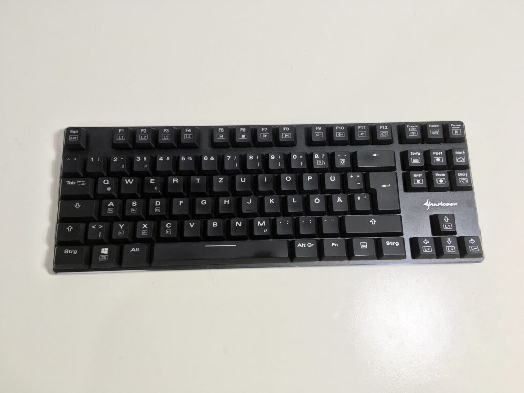 sharkoon purewriter TKL oben