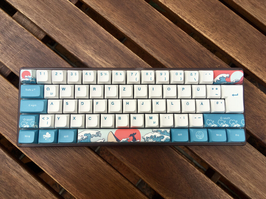 gaming tastatur mihiyiri ak62 oben