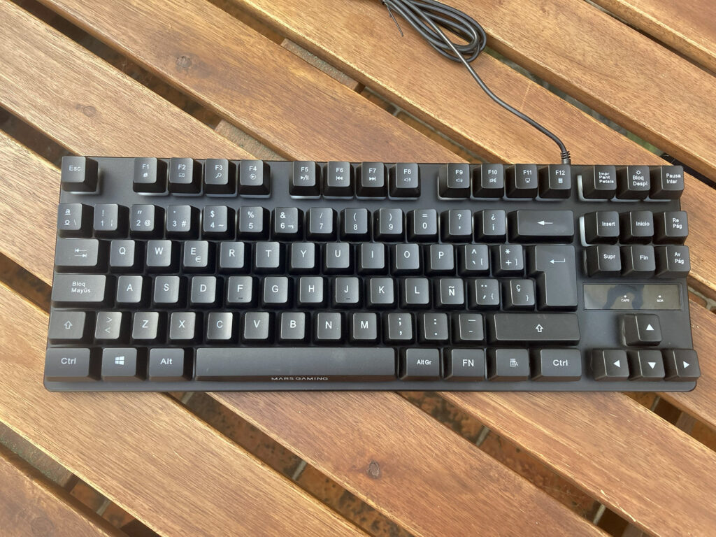 MarsGaming MK02 billige Mechanische Tastatur von oben